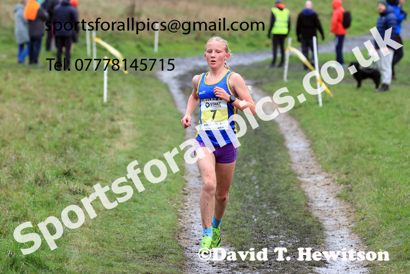 Girls Under-15s 2025 Start Fitness NEHL, Wrekenton, Gateshead, Sunday, November 23rd. Photo: David T. Hewitson/Sports for All Pics